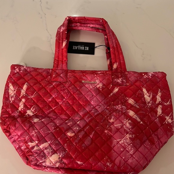 MZ Wallace Handbags - MZ Wallace Medium Metro tote Deluxe in Magenta Acid dye